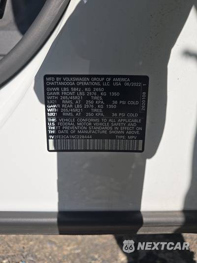 2022 Volkswagen Atlas Cross Sport V6 SEL Premium R-Line - zdjęcie 14 z 35 - miniatura
