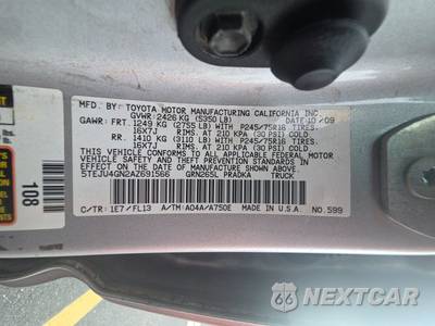 2010 Toyota Tacoma PreRunner Crew Cab Medium Bed - zdjęcie 14 z 18 - miniatura