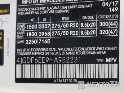 2017 Mercedes-Benz GLS 450 4MATIC - zdjęcie 15 z 26 - miniatura