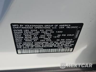 2023 Volkswagen Atlas Cross Sport 3.6L V6 SE w/Technology - zdjęcie 14 z 26 - miniatura