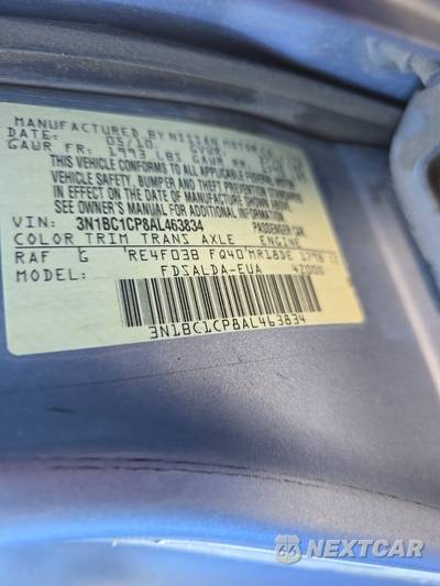 2010 Nissan Versa 1.8 S Hatchback - zdjęcie 15 z 34 - miniatura