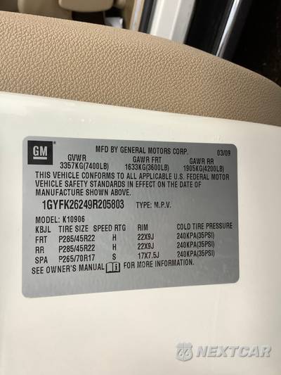2009 Cadillac Escalade ESV - zdjęcie 23 z 51 - miniatura
