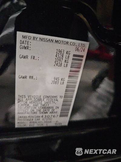 2024 Nissan Altima SV - zdjęcie 14 z 18 - miniatura