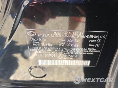 2017 Hyundai Elantra SE Sedan - zdjęcie 17 z 24 - miniatura