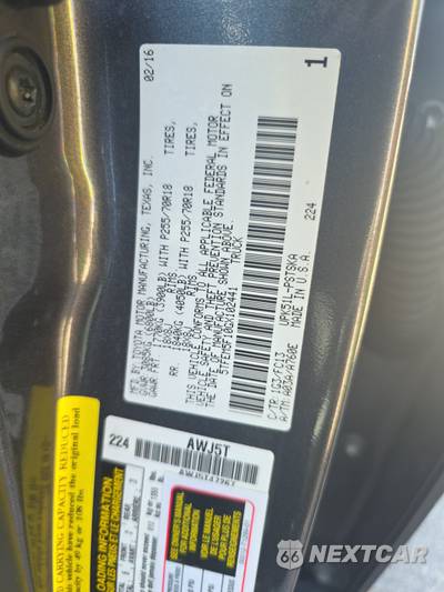 2016 Toyota Tundra SR5 Crew Cab Short Bed - zdjęcie 14 z 41 - miniatura