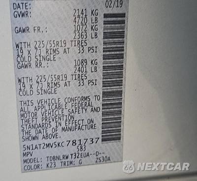 2019 Nissan Rogue SL - zdjęcie 19 z 27 - miniatura