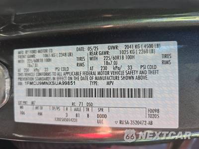 2025 Ford Escape ST-Line - zdjęcie 14 z 28 - miniatura