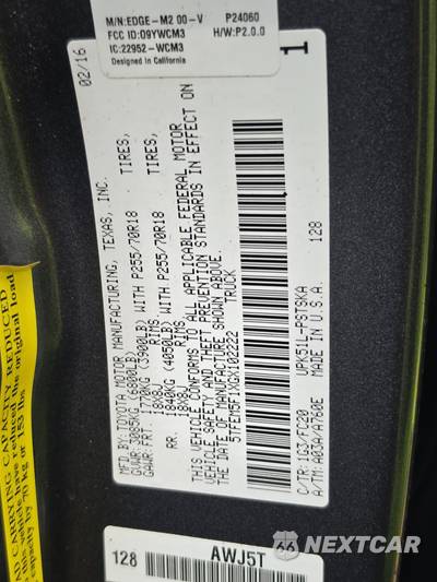 2016 Toyota Tundra SR5 Crew Cab Short Bed - zdjęcie 14 z 48 - miniatura