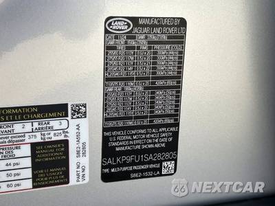 2025 Land Rover Range Rover SE - zdjęcie 10 z 30 - miniatura