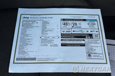 2023 Jeep Wrangler 4xe 4 Door Willys - zdjęcie 39 z 41 - miniatura