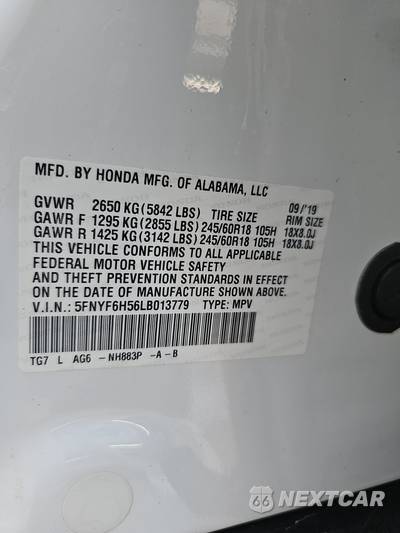 2020 Honda Pilot EX-L - zdjęcie 15 z 26 - miniatura