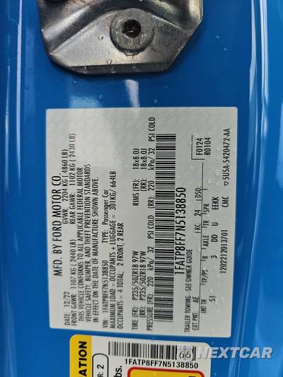 2022 Ford Mustang GT Premium Convertible - zdjęcie 14 z 21 - miniatura