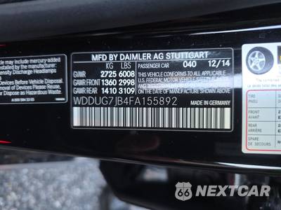 2015 Mercedes-Benz S 63 AMG 4MATIC Sedan - zdjęcie 14 z 21 - miniatura