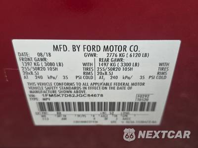 2018 Ford Explorer XLT - zdjęcie 15 z 15 - miniatura
