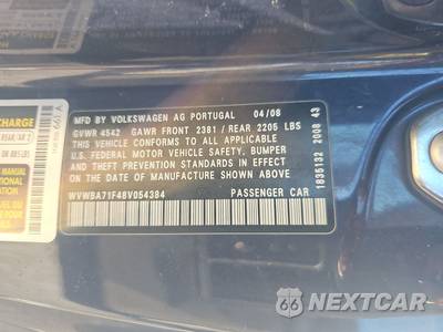 2008 Volkswagen Eos Turbo - zdjęcie 14 z 17 - miniatura