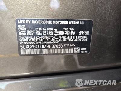 2021 BMW X6 Sports Activity Coupe xDrive40i M SPORT LINE - zdjęcie 14 z 37 - miniatura