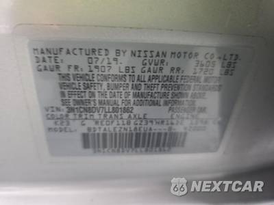2020 Nissan Versa S - zdjęcie 11 z 17 - miniatura