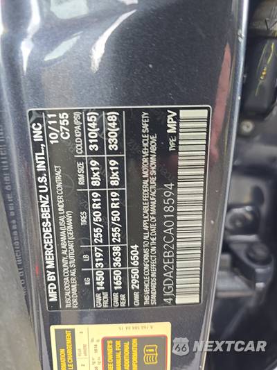 2012 Mercedes-Benz ML 350 BlueTEC - zdjęcie 14 z 18 - miniatura