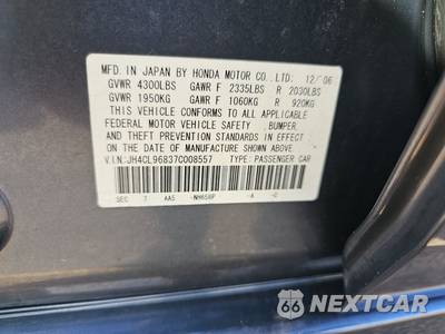 2007 Acura TSX - zdjęcie 14 z 18 - miniatura