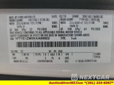 2019 Ford Transit 150 Cargo Van w/RH Swing-Out Doors Low Roof 129.9" WB - zdjęcie 16 z 16 - miniatura