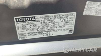 2020 Toyota Camry Hybrid LE - zdjęcie 19 z 33 - miniatura