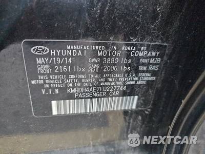 2015 Hyundai Elantra SE Sedan - zdjęcie 14 z 18 - miniatura