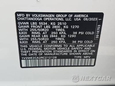 2024 Volkswagen Atlas Cross Sport 2.0T SE w/Technology - zdjęcie 14 z 19 - miniatura