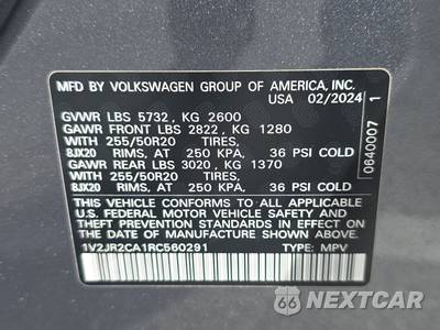 2024 Volkswagen Atlas 2.0T SE w/Technology - zdjęcie 15 z 23 - miniatura