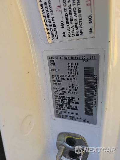 2021 Nissan NV200 Compact Cargo S 115.2" WB - zdjęcie 13 z 26 - miniatura
