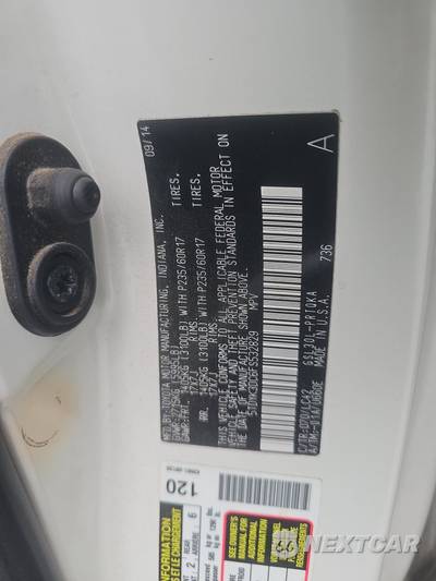 2015 Toyota Sienna XLE 8-Passenger 119.3" WB - zdjęcie 15 z 20 - miniatura