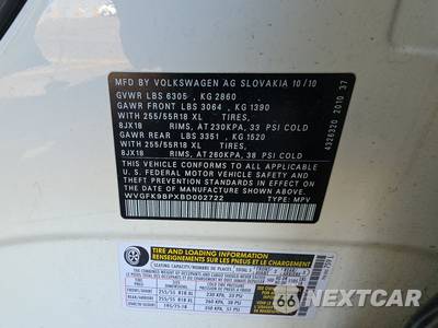 2011 Volkswagen Touareg TDI Sport - zdjęcie 14 z 52 - miniatura