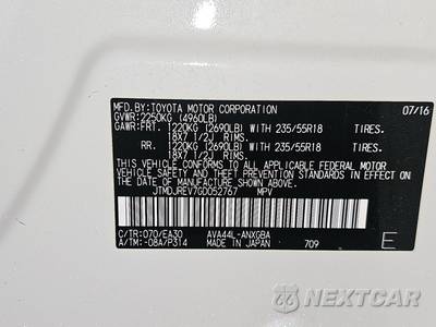 2016 Toyota RAV4 Hybrid Limited - zdjęcie 14 z 21 - miniatura