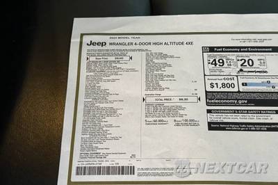 2023 Jeep Wrangler 4xe 4 Door Sahara High Altitude - zdjęcie 36 z 36 - miniatura