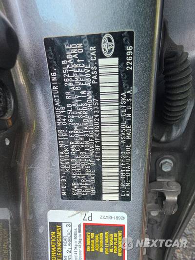 2016 Toyota Camry SE - zdjęcie 14 z 51 - miniatura