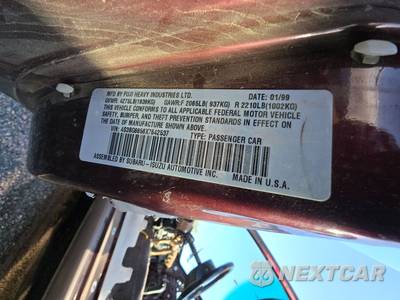 1999 Subaru Legacy Wagon Outback w/OW Equipment - zdjęcie 14 z 55 - miniatura