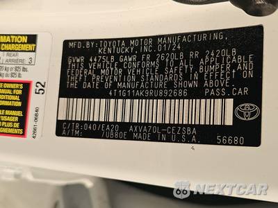 2024 Toyota Camry SE - zdjęcie 14 z 20 - miniatura