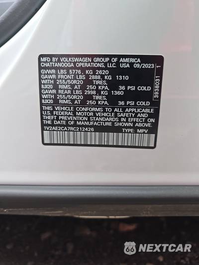 2024 Volkswagen Atlas Cross Sport 2.0T SEL R-Line - zdjęcie 14 z 26 - miniatura