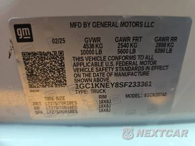 2025 Chevrolet Silverado 2500HD LT Crew Cab Medium Bed 1LT - zdjęcie 14 z 29 - miniatura
