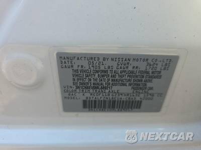 2021 Nissan Versa SV - zdjęcie 17 z 24 - miniatura
