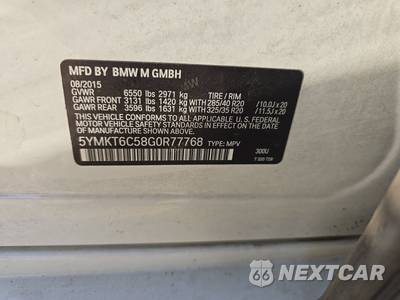 2016 BMW X5 M Sports Activity Vehicle - zdjęcie 14 z 27 - miniatura