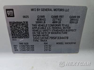2025 Chevrolet Silverado 2500HD LT Crew Cab Medium Bed 1LT - zdjęcie 14 z 23 - miniatura