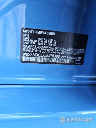 2018 BMW M3 Sedan - zdjęcie 14 z 23 - miniatura