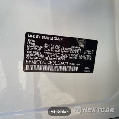 2017 BMW X5 M Sports Activity Vehicle - zdjęcie 34 z 36 - miniatura