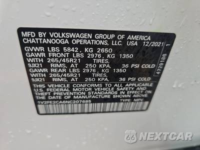 2022 Volkswagen Atlas Cross Sport V6 SEL Premium R-Line - zdjęcie 14 z 23 - miniatura