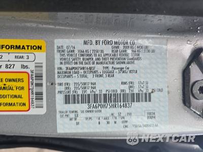 2017 Ford Fusion SE - zdjęcie 14 z 23 - miniatura