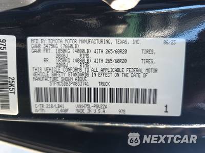 2023 Toyota Tundra Hybrid 1794 Edition Crew Cab Short Bed - zdjęcie 14 z 18 - miniatura
