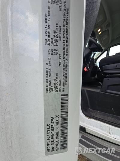 2025 Ram ProMaster 2500 Cargo Van Tradesman w/Passenger Seat Low Roof 136.0" WB - zdjęcie 13 z 29 - miniatura