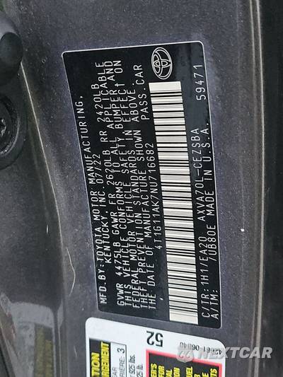 2022 Toyota Camry SE - zdjęcie 14 z 33 - miniatura