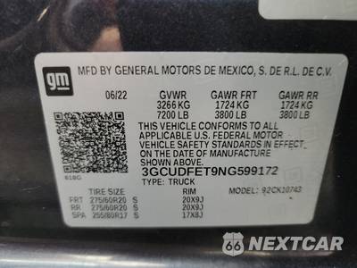 2022 Chevrolet Silverado 1500 LT Trail Boss Crew Cab Medium Bed 2LT - zdjęcie 10 z 28 - miniatura