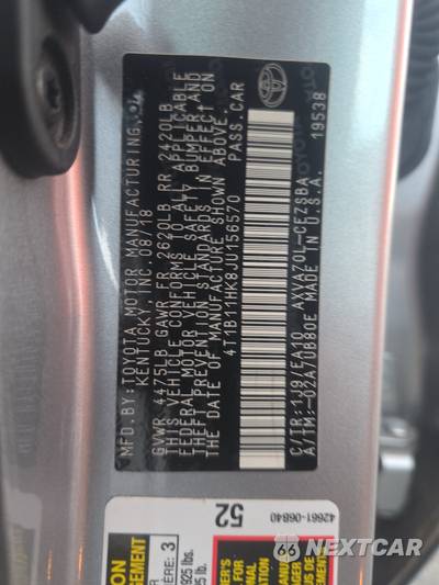 2018 Toyota Camry SE - zdjęcie 14 z 32 - miniatura
